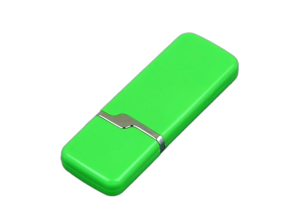USB 2.0- флешка на 64 Гб с оригинальным колпачком зеленый 64Gb - фото 3