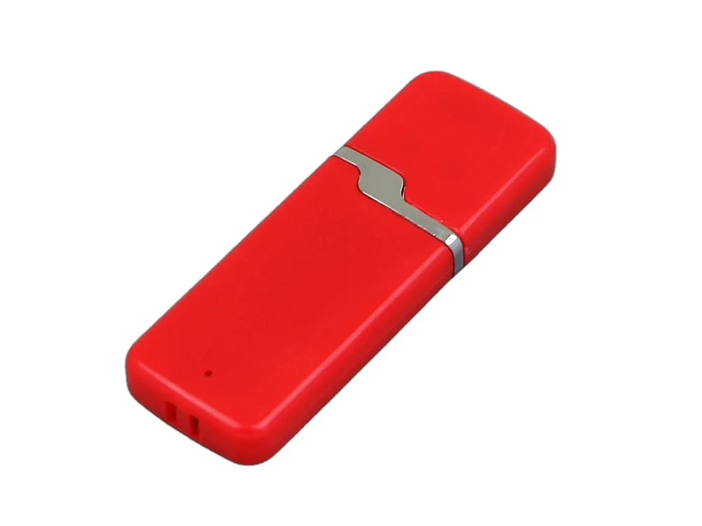 USB 2.0- флешка на 64 Гб с оригинальным колпачком красный 64Gb - фото 1