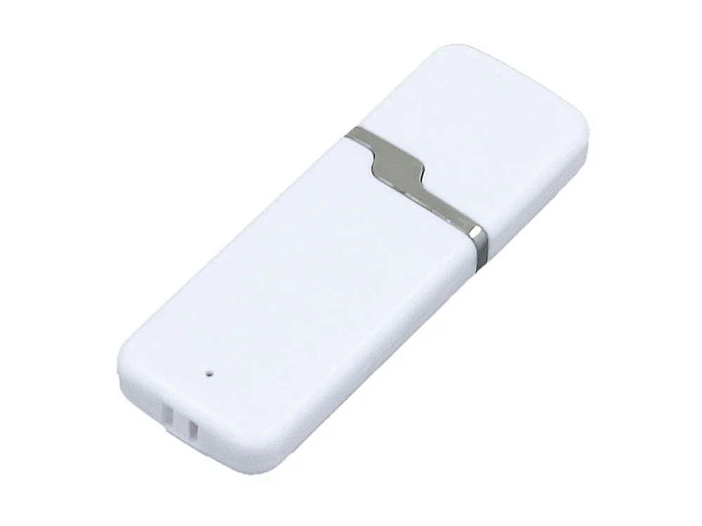 USB 2.0- флешка на 4 Гб с оригинальным колпачком белый 4Gb - фото 1