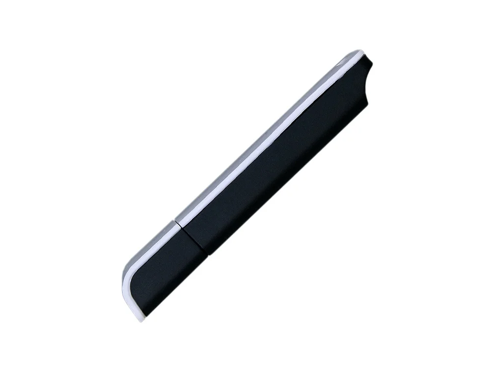 USB 2.0- флешка на 16 Гб с оригинальным двухцветным корпусом черный/белый 16Gb - фото 4