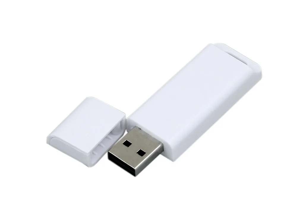 USB 2.0- флешка на 32 Гб с оригинальным двухцветным корпусом белый 32Gb - фото 2