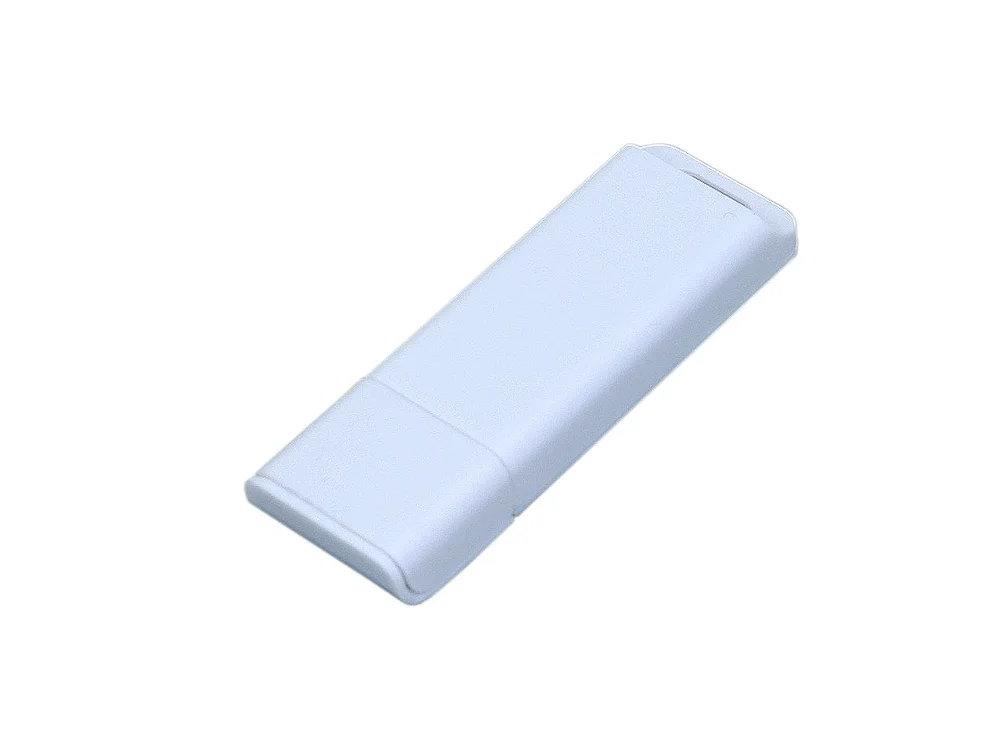 USB 2.0- флешка на 64 Гб с оригинальным двухцветным корпусом белый 64Gb - фото 1