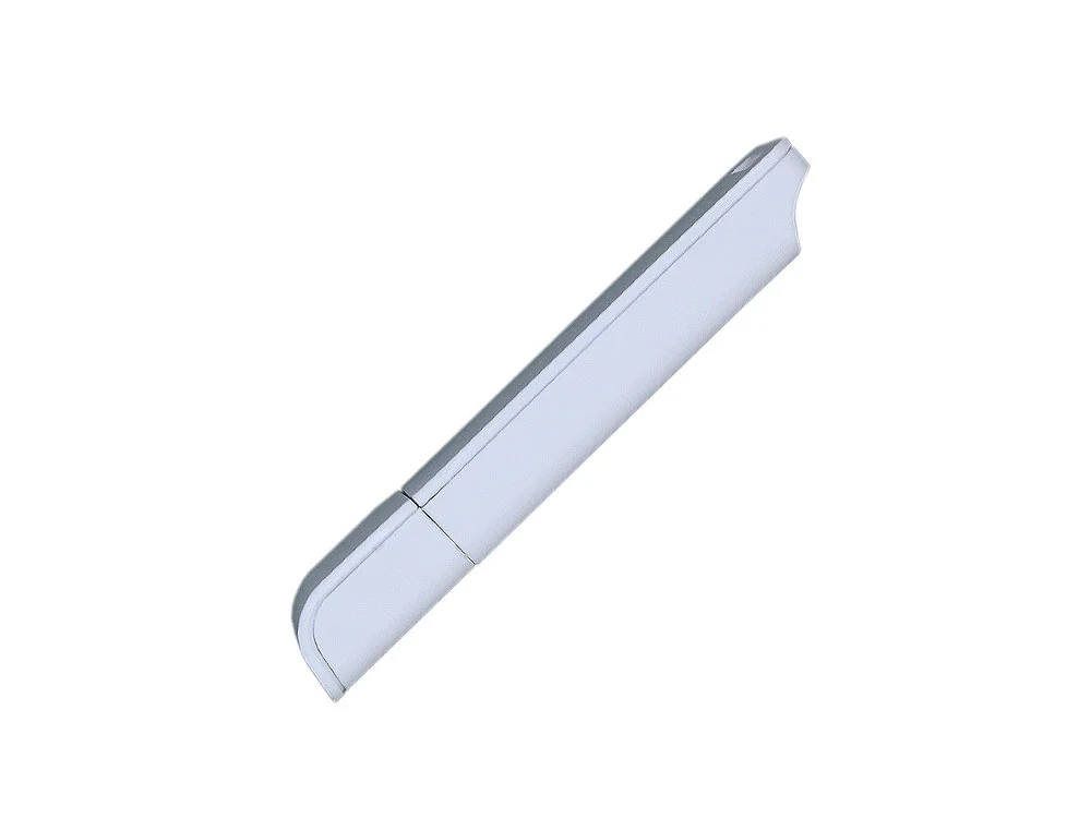 USB 2.0- флешка на 4 Гб с оригинальным двухцветным корпусом белый 4Gb - фото 4