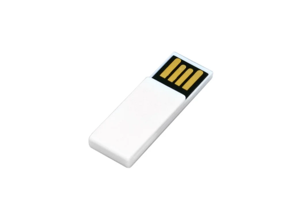 USB 2.0- флешка промо на 16 Гб в виде скрепки белый 16Gb - фото 2