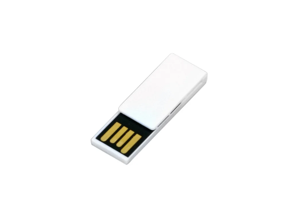USB 2.0- флешка промо на 16 Гб в виде скрепки белый 16Gb - фото 3