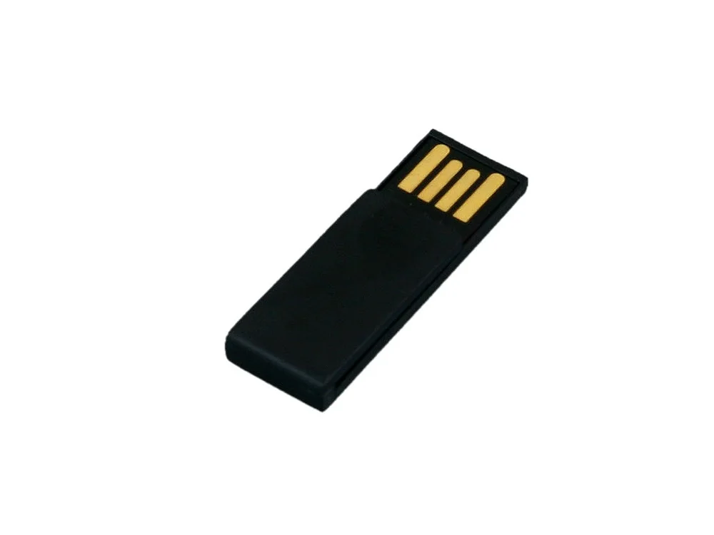 USB 2.0- флешка промо на 16 Гб в виде скрепки черный 16Gb - фото 2