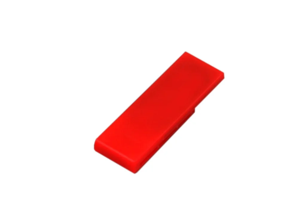USB 2.0- флешка промо на 16 Гб в виде скрепки красный 16Gb - фото 1