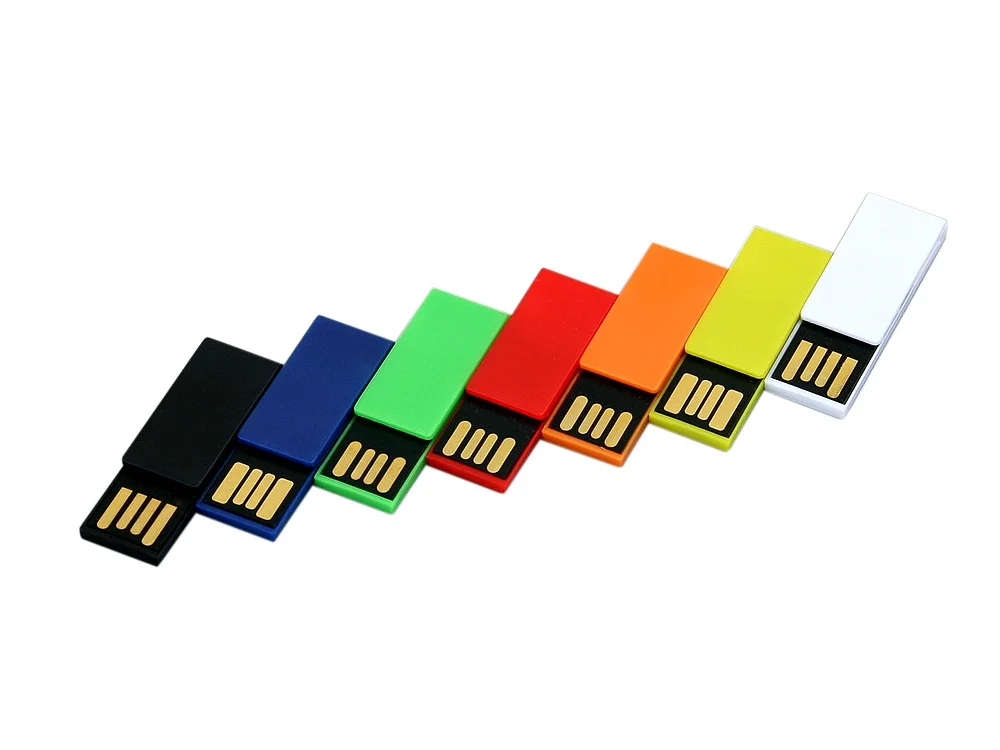 USB 2.0- флешка промо на 16 Гб в виде скрепки красный 16Gb - фото 4