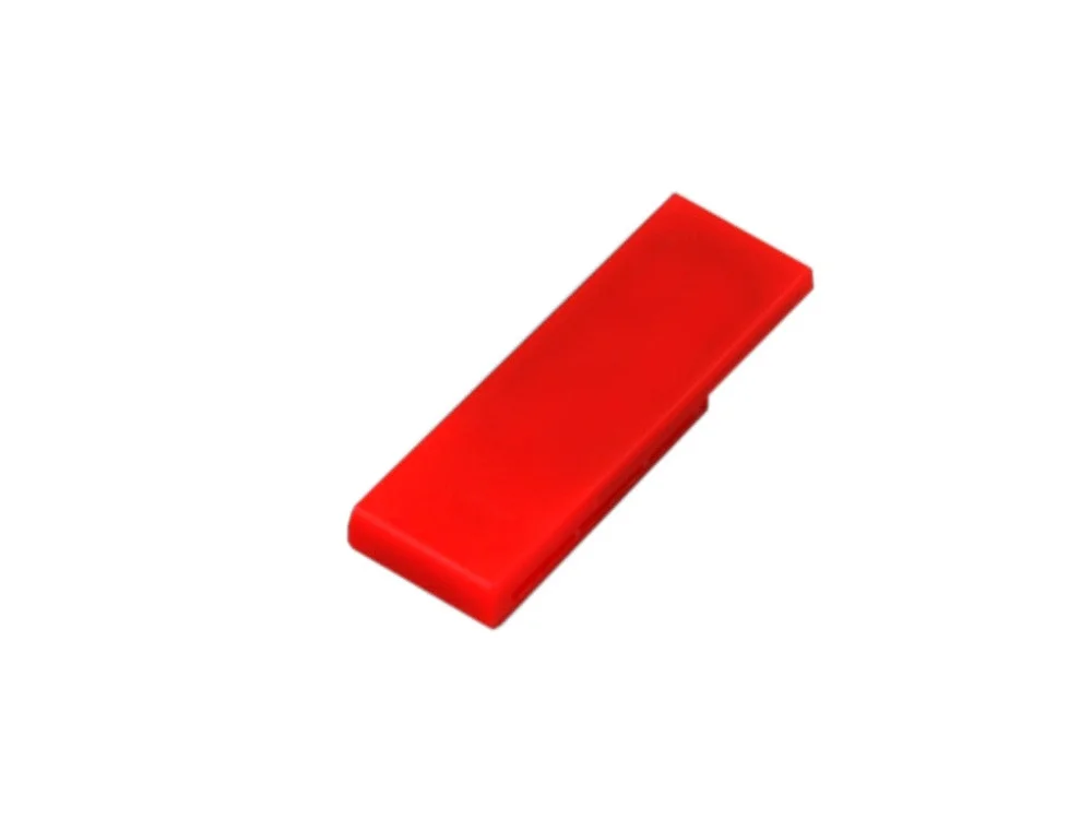 USB 2.0- флешка промо на 32 Гб в виде скрепки красный 32Gb - фото 1