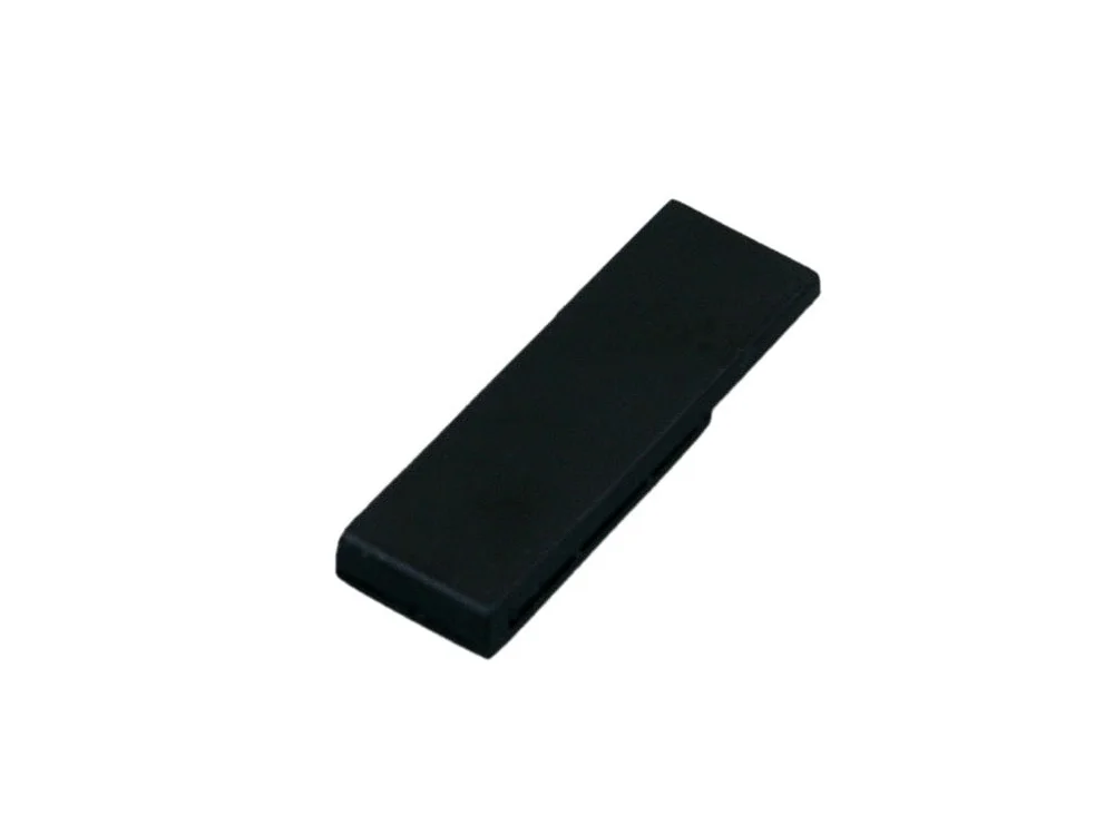 USB 2.0- флешка промо на 64 Гб в виде скрепки черный 64Gb - фото 1