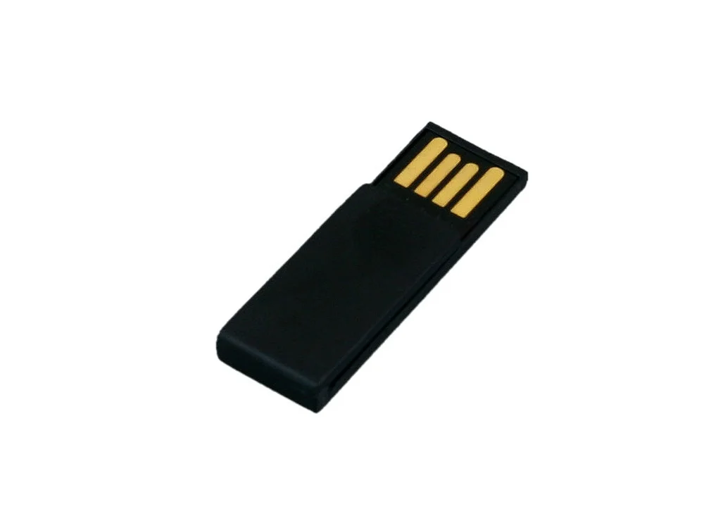 USB 2.0- флешка промо на 64 Гб в виде скрепки черный 64Gb - фото 2