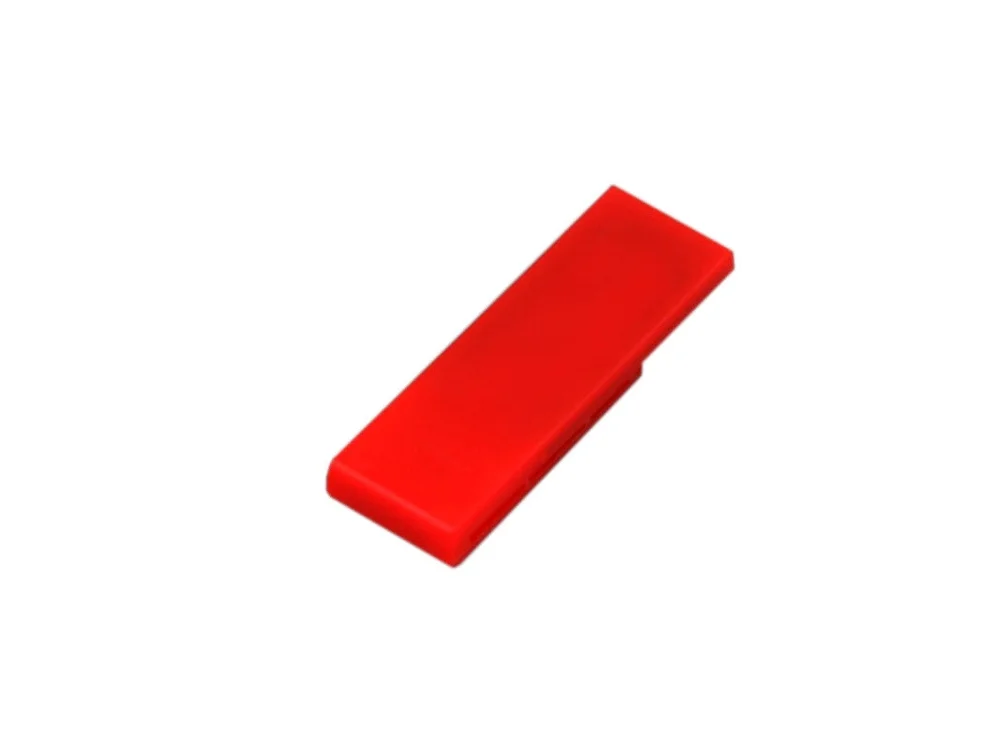 USB 2.0- флешка промо на 64 Гб в виде скрепки красный 64Gb - фото 1