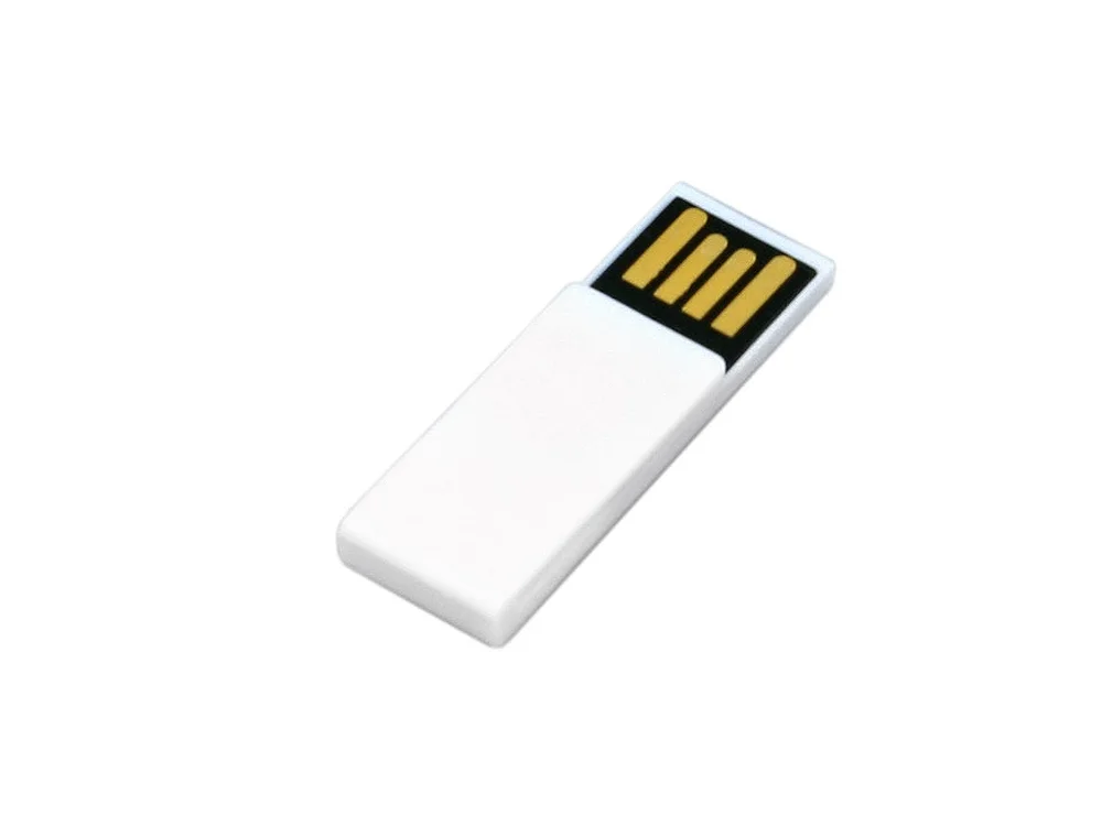 USB 2.0- флешка промо на 64 Гб в виде скрепки белый 64Gb - фото 2