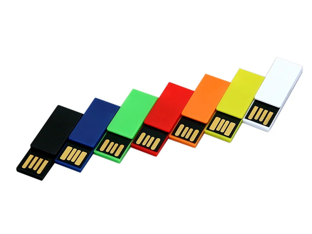 USB 2.0- флешка промо на 64 Гб в виде скрепки белый 64Gb - фото 4