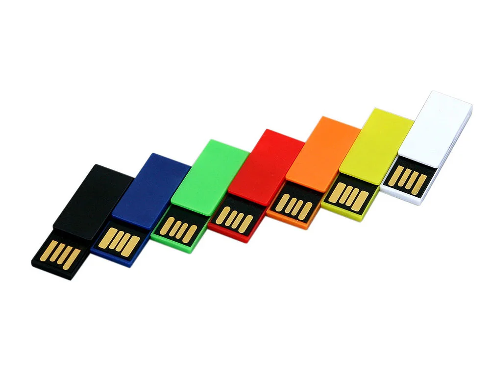 USB 2.0- флешка промо на 8 Гб в виде скрепки зеленый 8Gb - фото 4