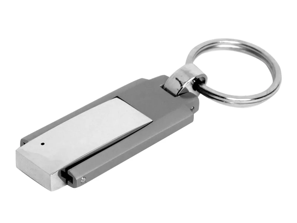 USB 2.0- флешка на 64 Гб в виде массивного брелока серебристый 64Gb