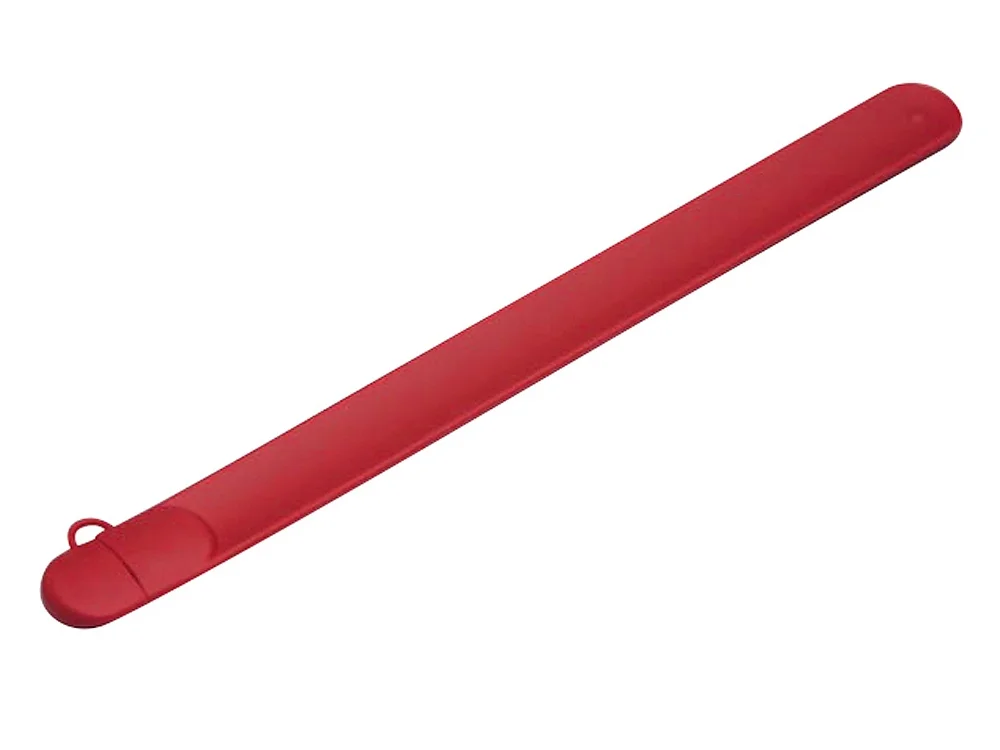 USB 2.0- флешка на 32 Гб в виде браслета красный 32Gb - фото 1