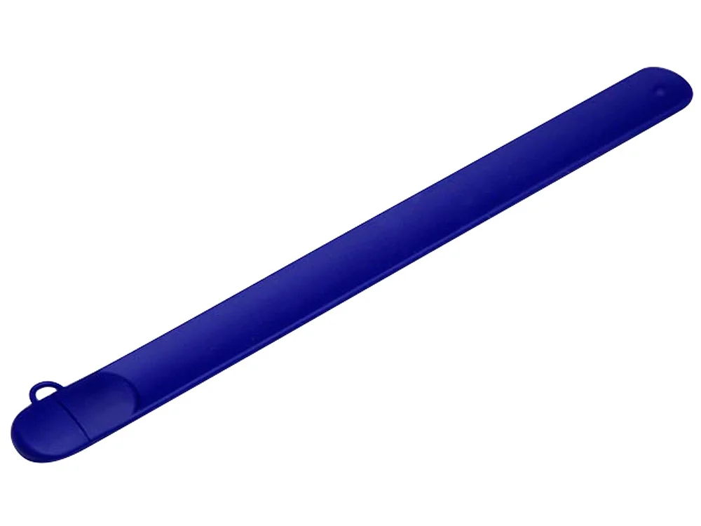 USB 2.0- флешка на 64 Гб в виде браслета синий 64Gb - фото 1