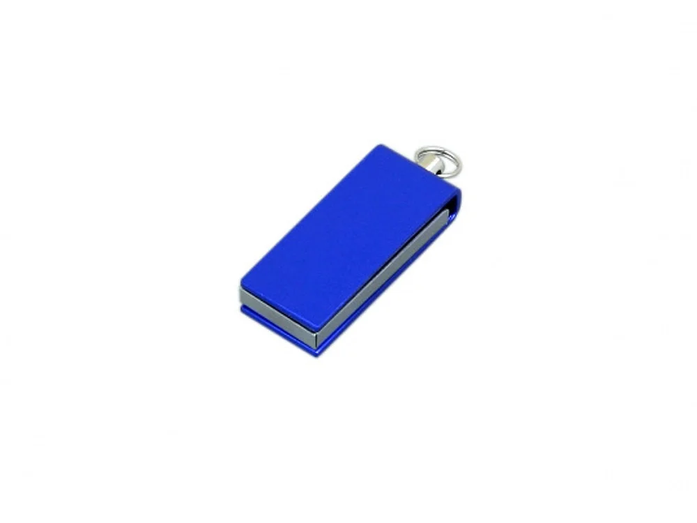 USB 2.0- флешка мини на 64 Гб с мини чипом в цветном корпусе синий 64Gb - фото 1