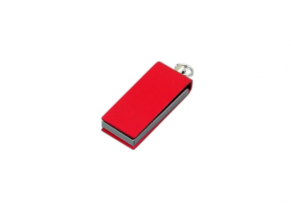 USB 2.0- флешка мини на 64 Гб с мини чипом в цветном корпусе красный 64Gb - фото 1