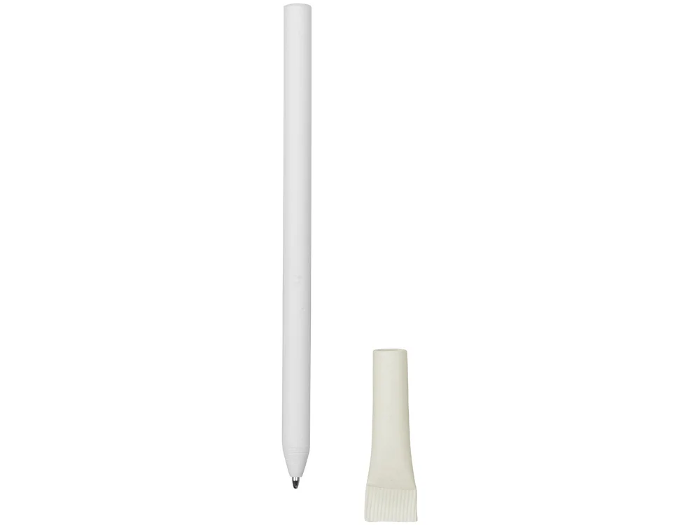 Ручка из переработанной бумаги с колпачком Recycled белый - фото 2