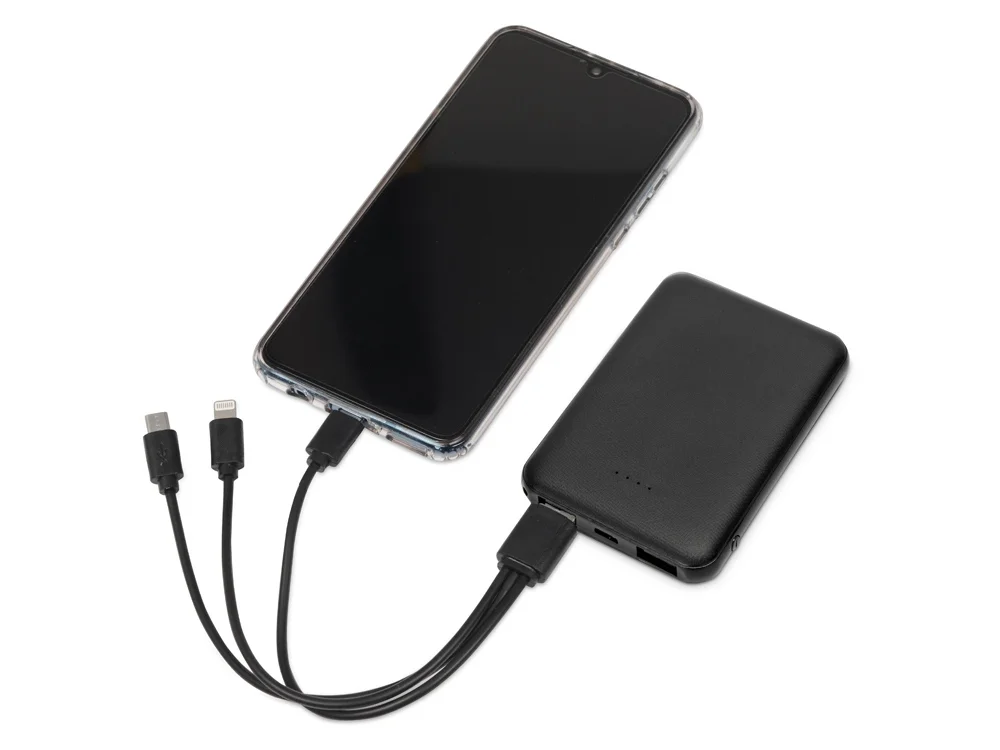 Внешний аккумулятор Grind 5000 mAh черный - фото 3