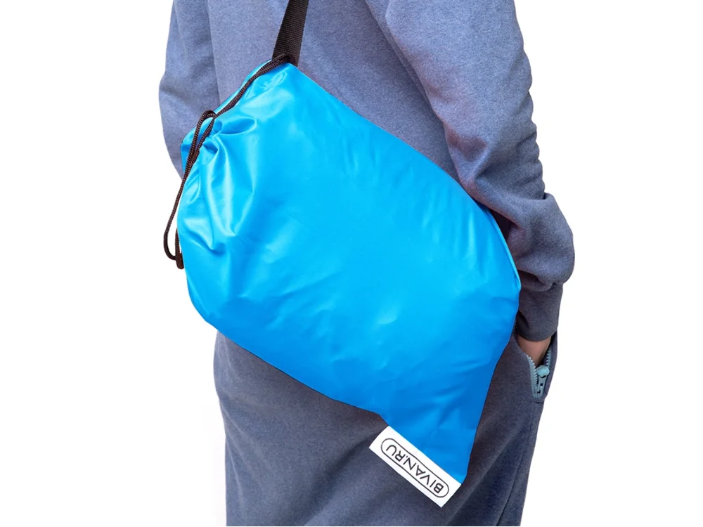 Надувной диван «Биван 2.0», голубой - фото 9