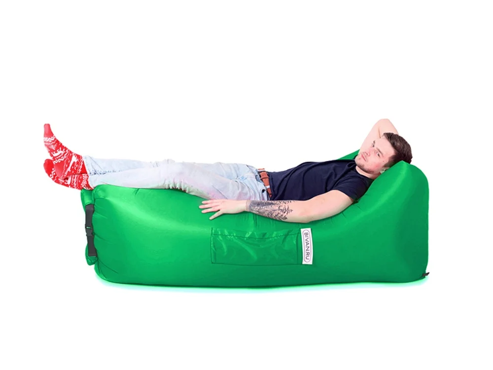 Надувной диван «Биван 2.0», зеленый - фото 4