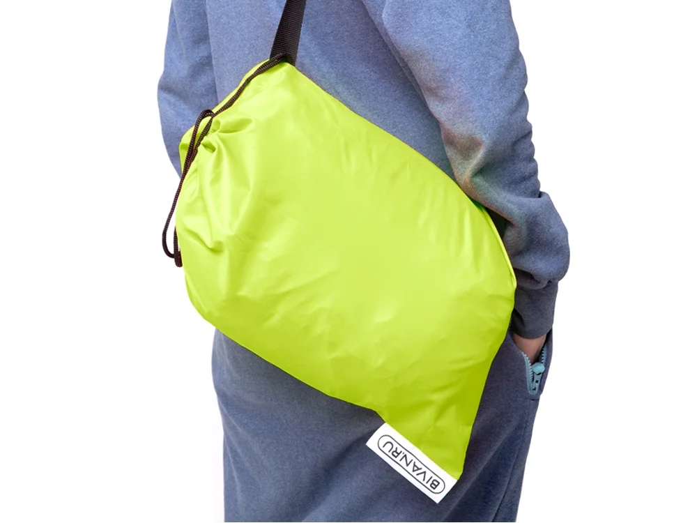 Надувной диван «Биван 2.0», лимонный - фото 9