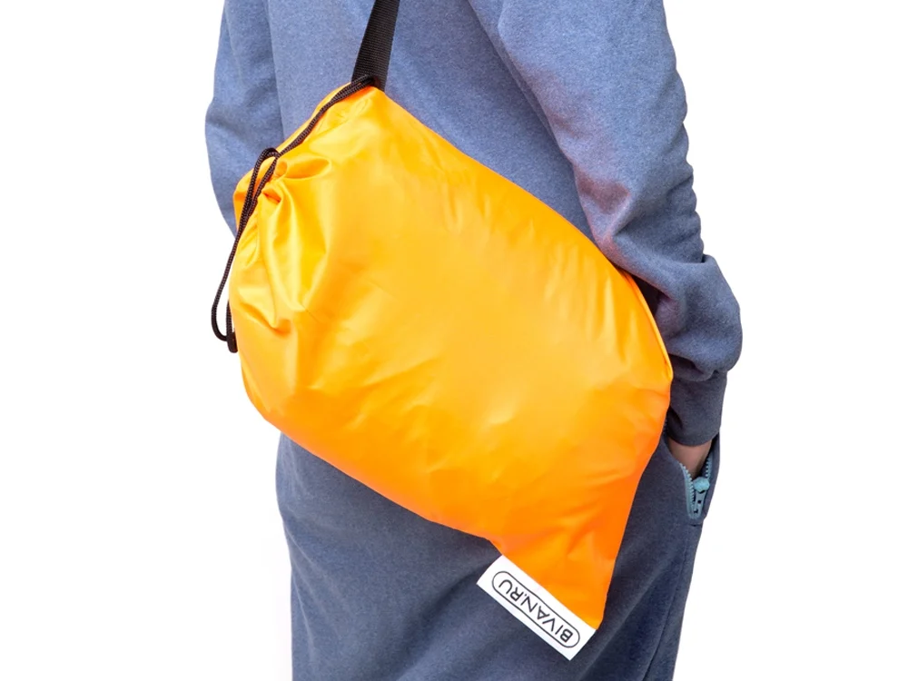 Надувной диван Биван 2.0 оранжевый - фото 9