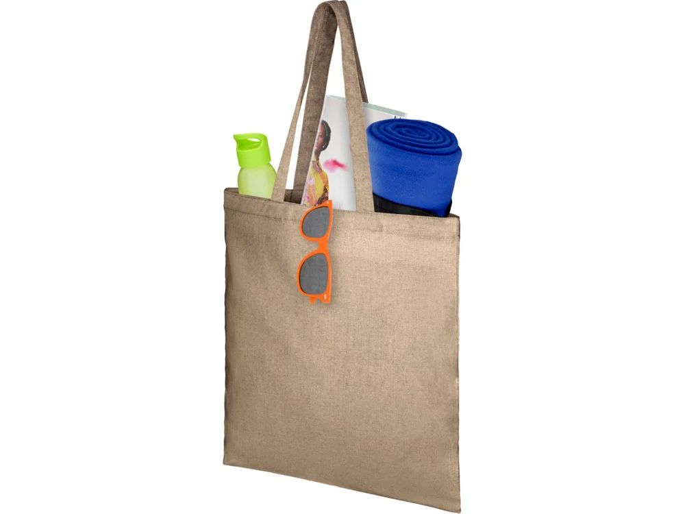 Сумка Pheebs из переработанного хлопка 150 г/м² натуральный - фото 3