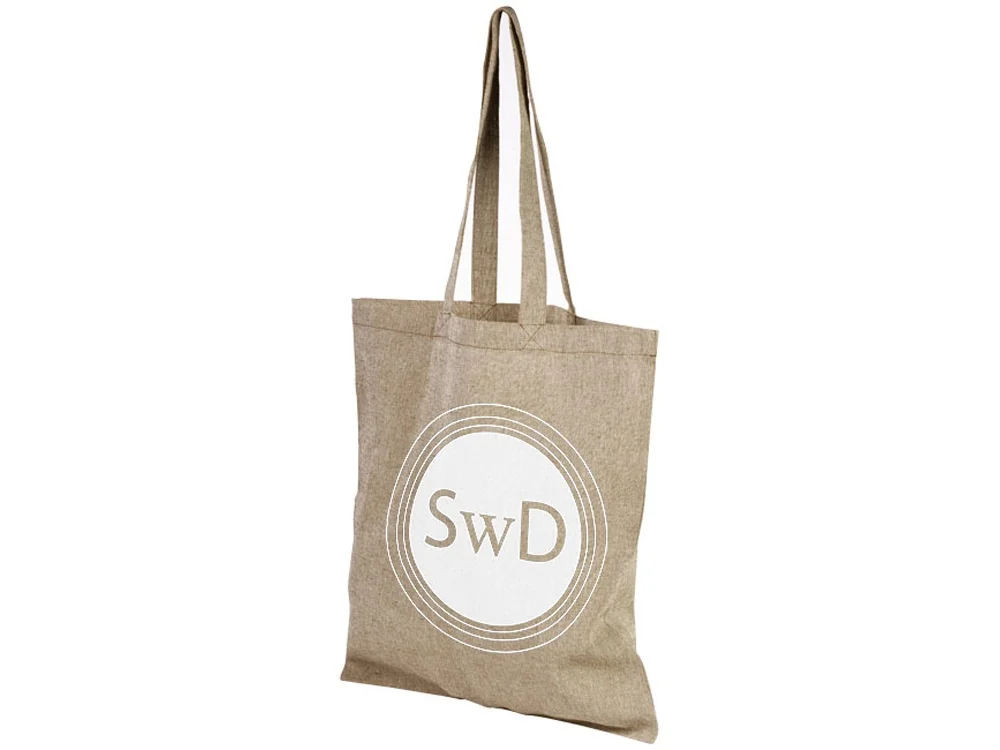 Сумка Pheebs из переработанного хлопка 150 г/м² натуральный - фото 7