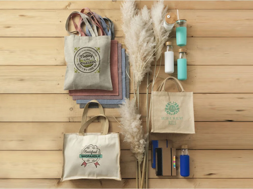 Сумка Pheebs из переработанного хлопка 150 г/м² красный меланж - фото 6