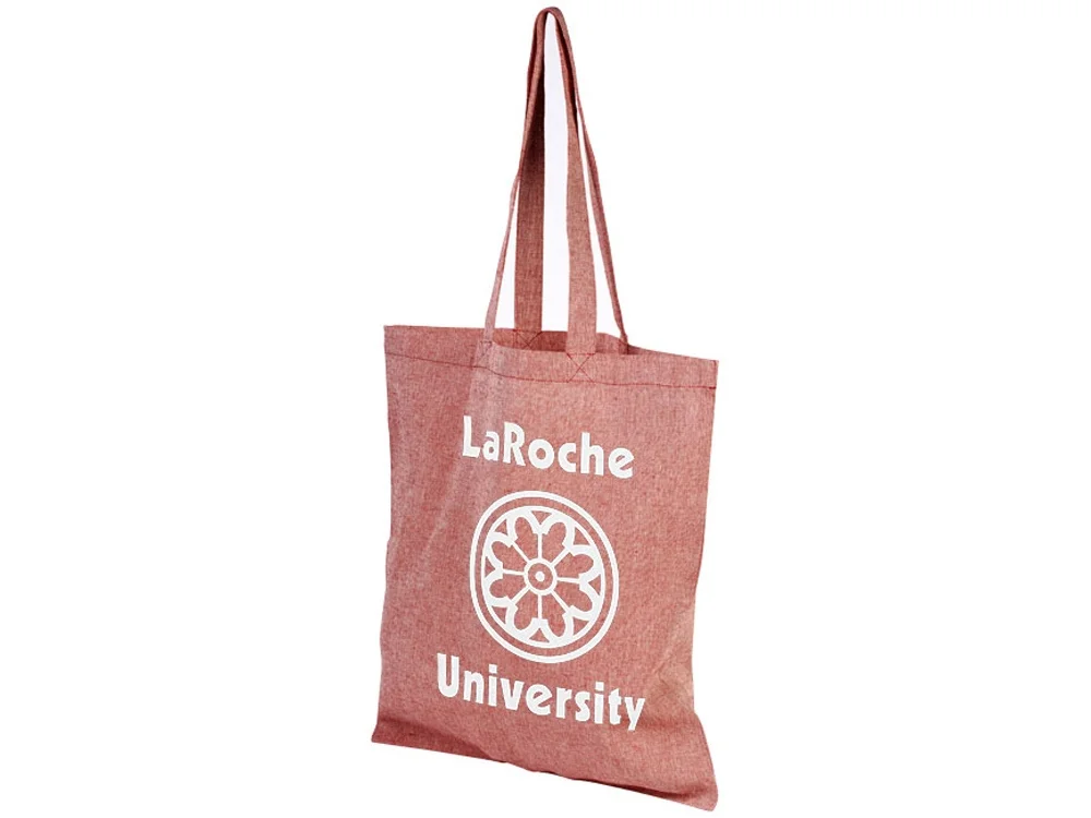 Сумка Pheebs из переработанного хлопка 150 г/м² красный меланж - фото 8