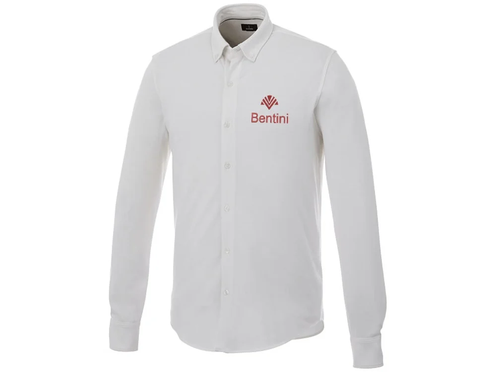 Рубашка «Bigelow» мужская с длинным рукавом, белый, S - фото 4