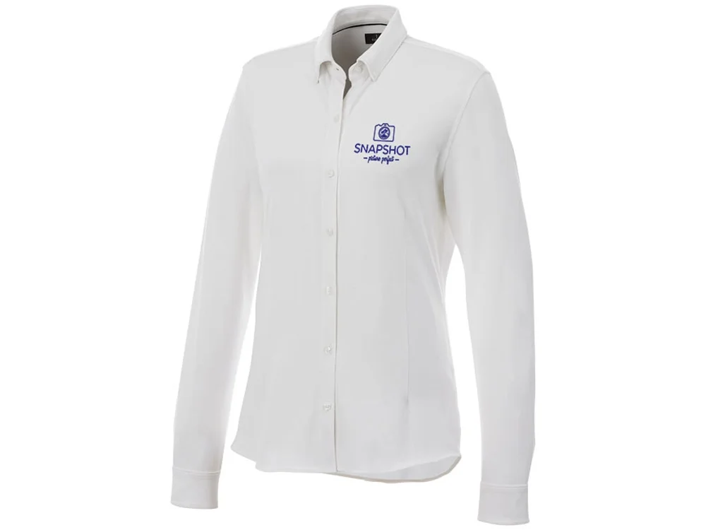 Рубашка Bigelow женская с длинным рукавом белый M - фото 5