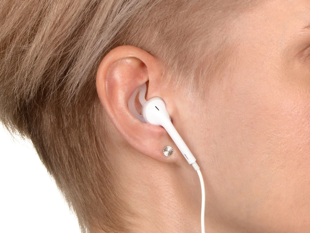 Беспроводные наушники Get Up с чехлом белый - фото 4