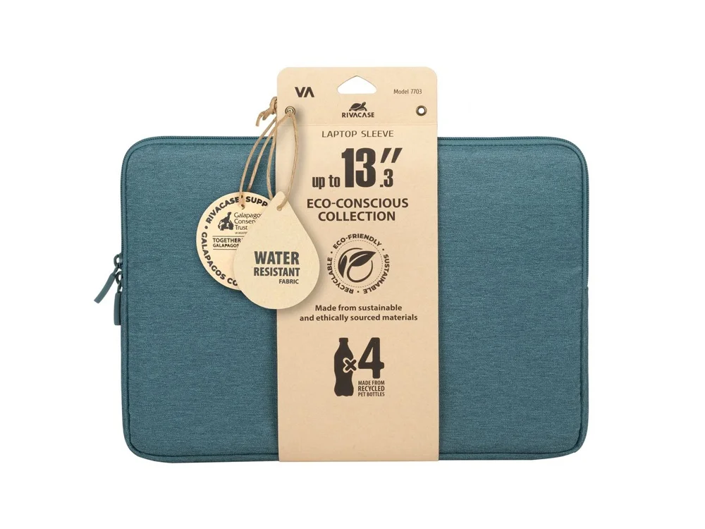 ECO чехол для ноутбука 13.3-14 аквамарин - фото 4