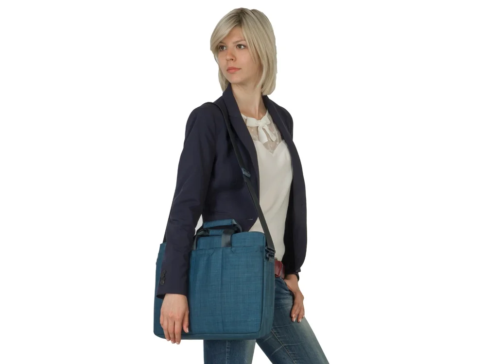 Сумка для ноутбука 15.6 синий - фото 11