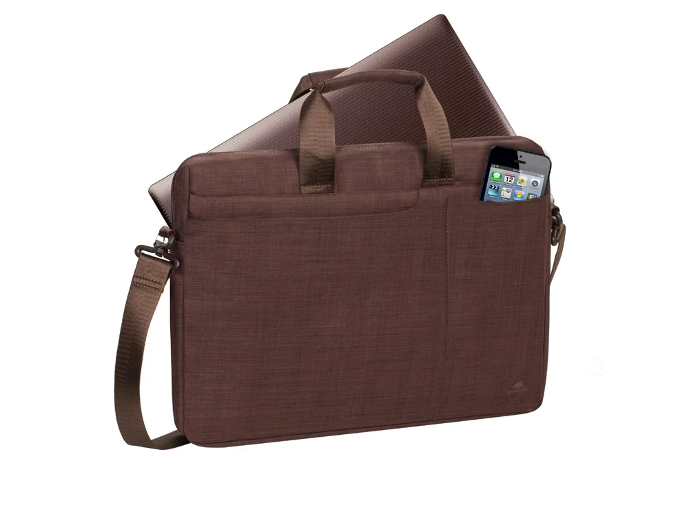 Сумка для ноутбука 15.6 коричневый - фото 8