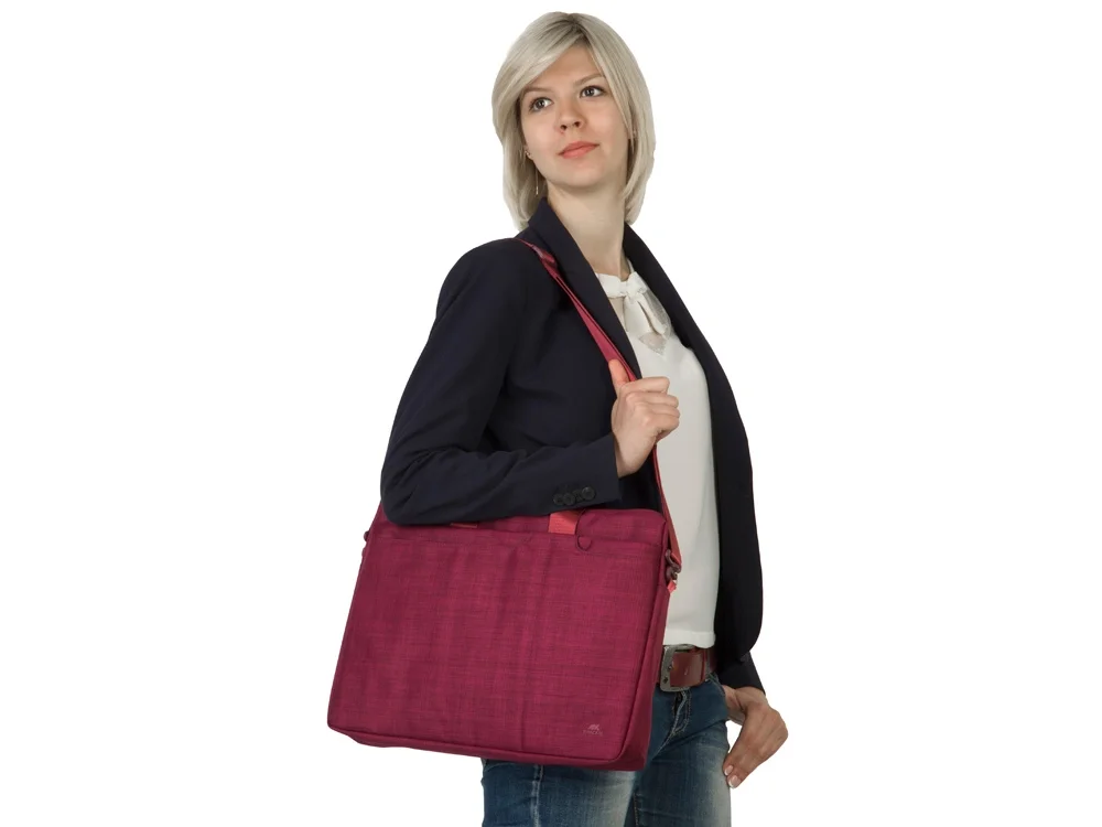 Сумка для ноутбука 15.6 красный - фото 9