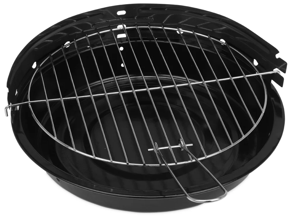 Угольный гриль на ножках Picnic черный - фото 2