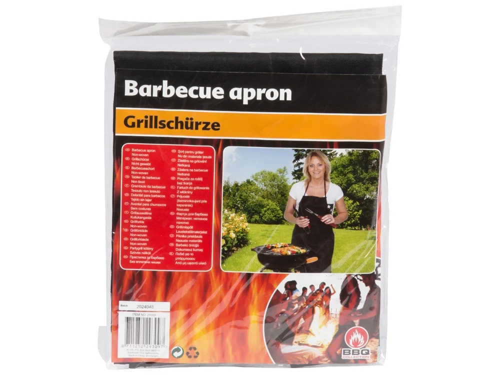 Фартук для барбекю Butcher черный - фото 4