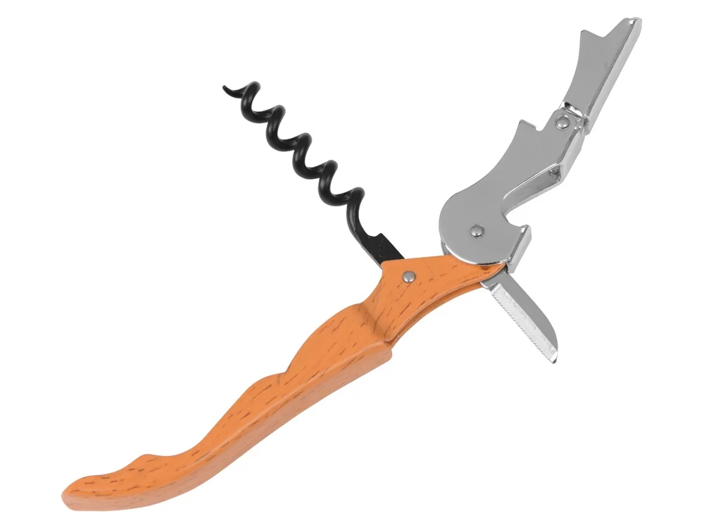 Нож сомелье Pulltap's Wood коричневый/серебристый - фото 2