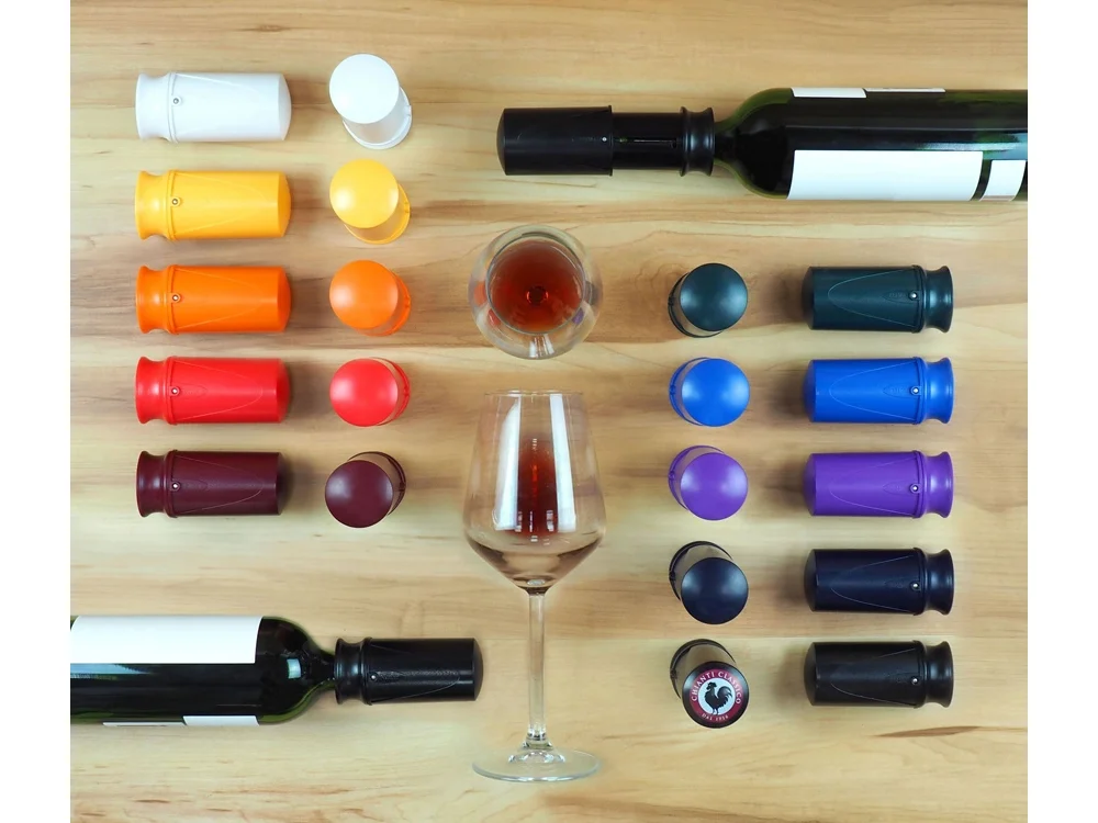 Винный насос-пробка Pump It черный - фото 6