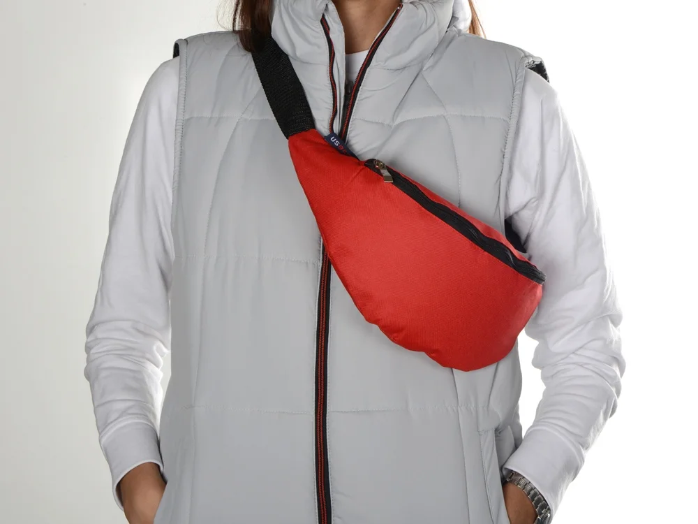Сумка на пояс Sling красный - фото 6