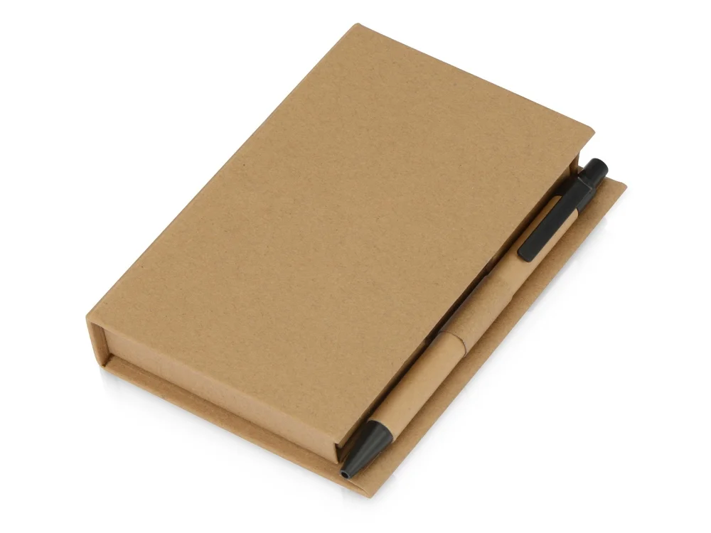 Канцелярский набор для записей Stick box натуральный - фото 2