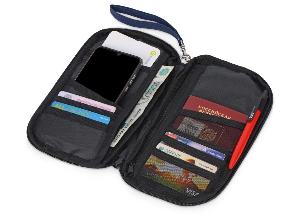 Органайзер для документов Keep Safe темно-синий - фото 3