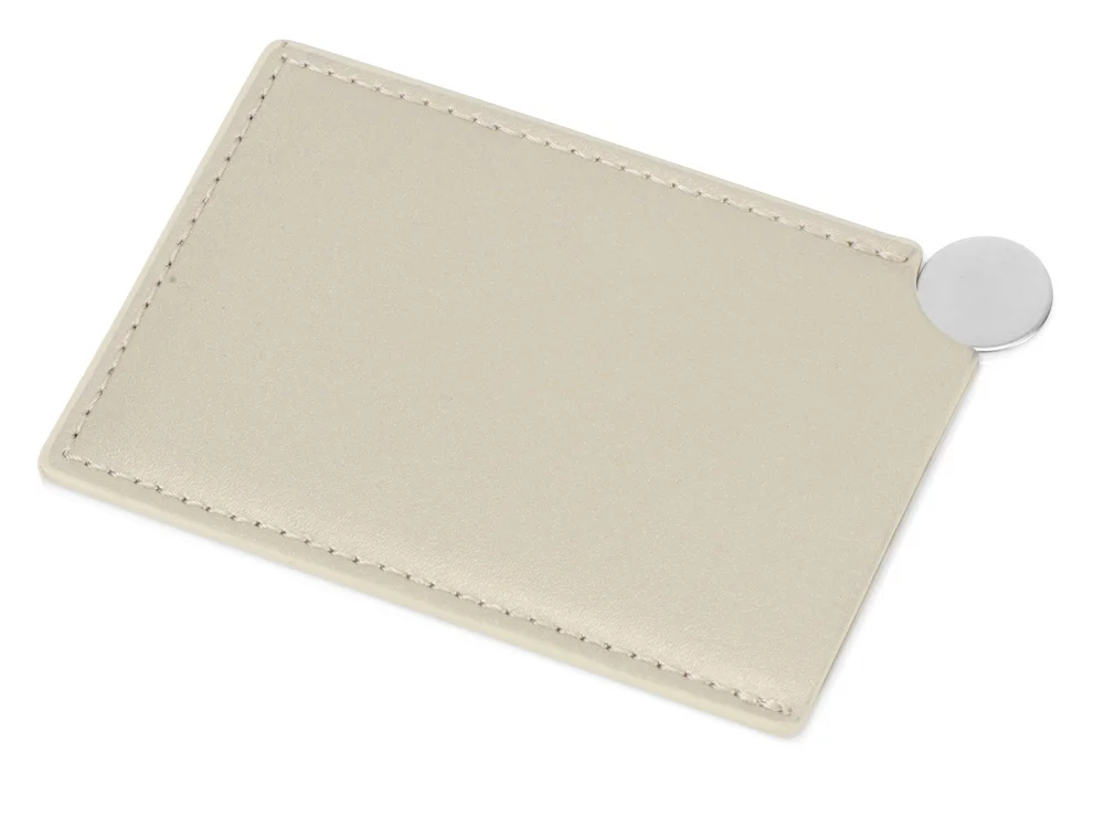 Зеркало в чехле Style серебристый бежевый