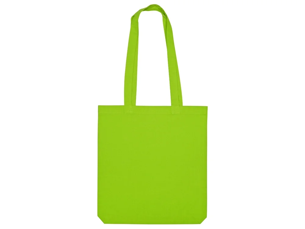 Сумка из плотного хлопка Carryme 200 200 г/м2 зеленое яблоко - фото 3